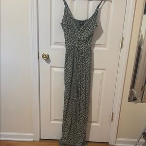 Angie Black and White Sleeveless Jumpsuit Resort Wear
